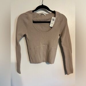 Abercrombie and Fitch Corset Sweater
